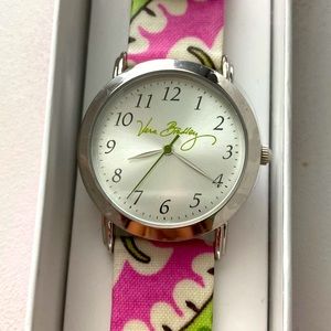 NIB Vera Bradley Bermuda Pink Watch Wristwatch